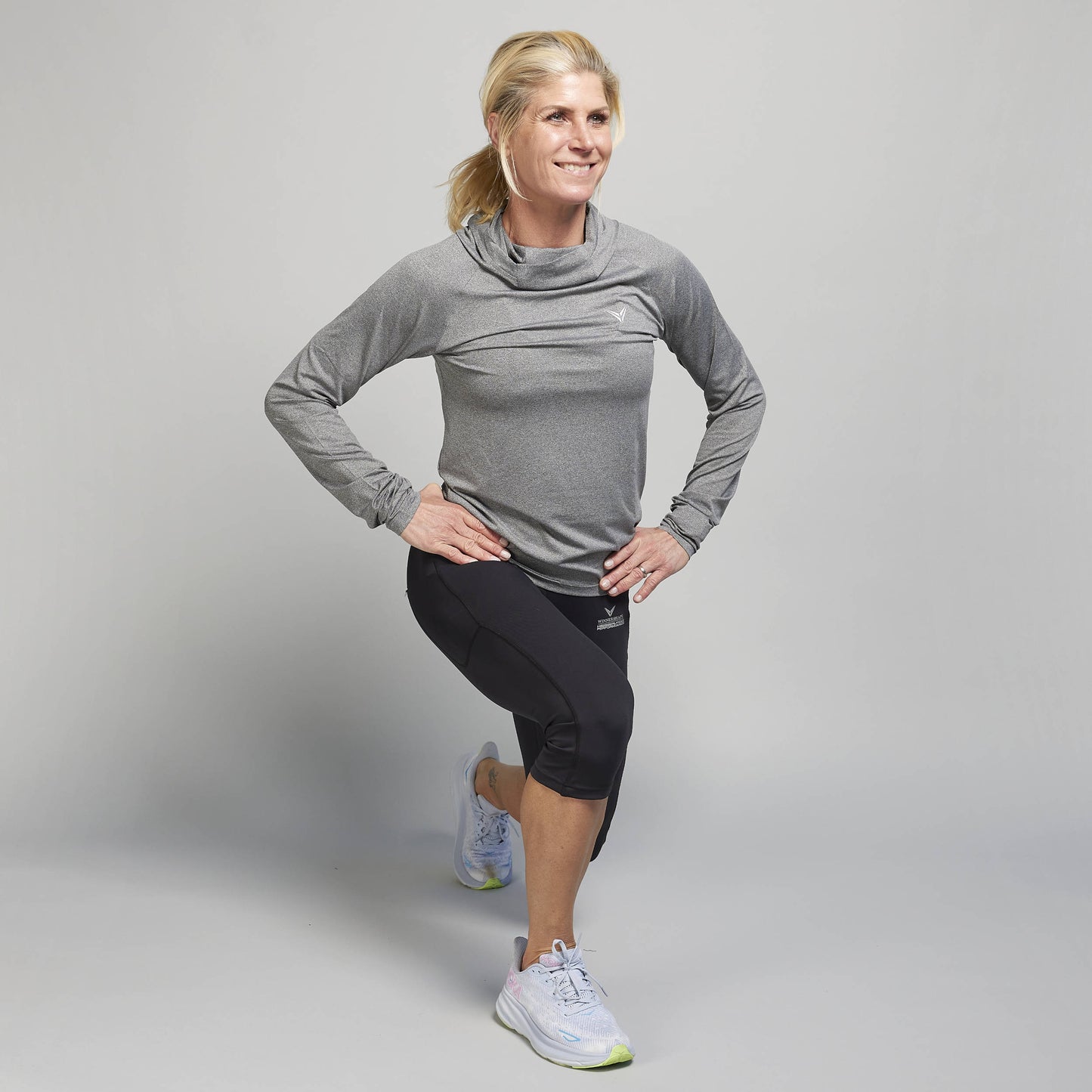 Knælange Løbe Tights 3/4 2.0 - Rikke Hørlykke x Winnershape