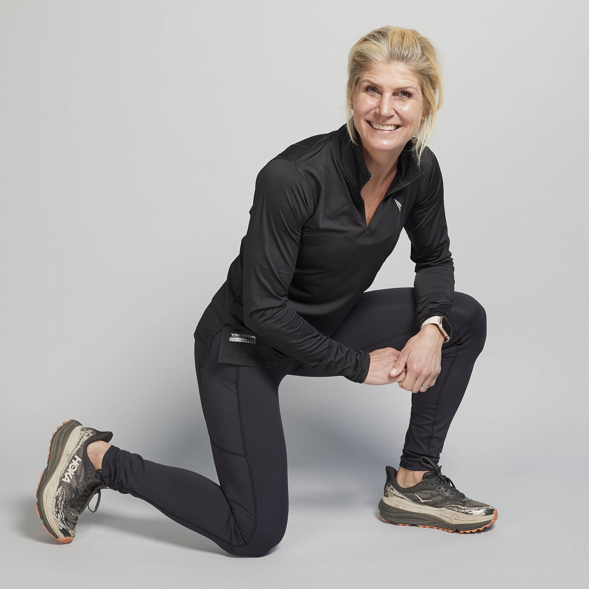 Løbe Tights sort 2.0 - Rikke Hørlykke x Winnershape
