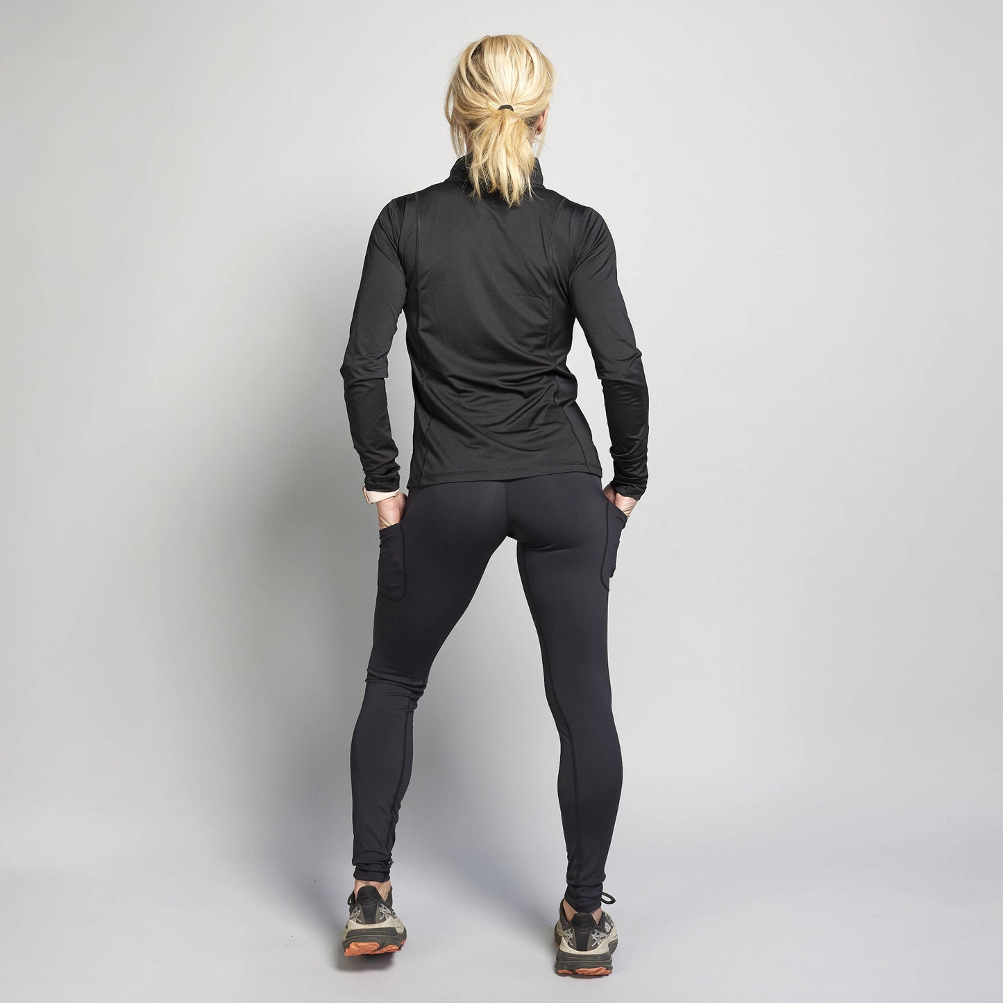 Løbe Tights sort 2.0 - Rikke Hørlykke x Winnershape