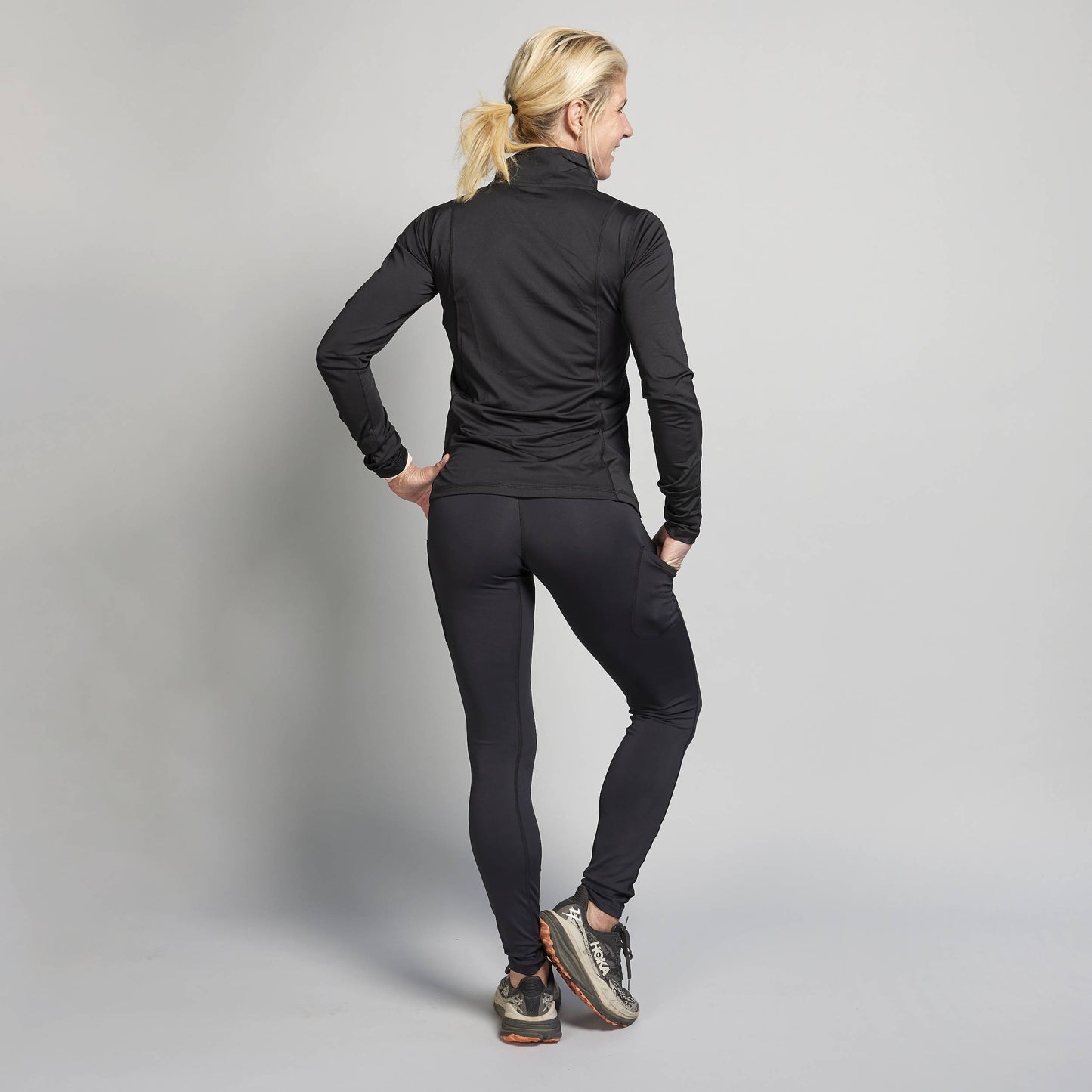 Løbe Tights sort 2.0 - Rikke Hørlykke x Winnershape