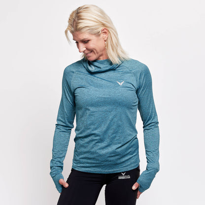 Hoodie Slim Fit Blå 2.0 - Rikke Hørlykke x Winnershape