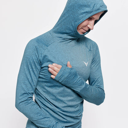 Hoodie Slim Fit Blå 2.0 - Rikke Hørlykke x Winnershape