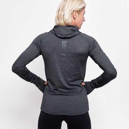 Hoodie Slim Fit sort 2.0 - Rikke Hørlykke x Winnershape