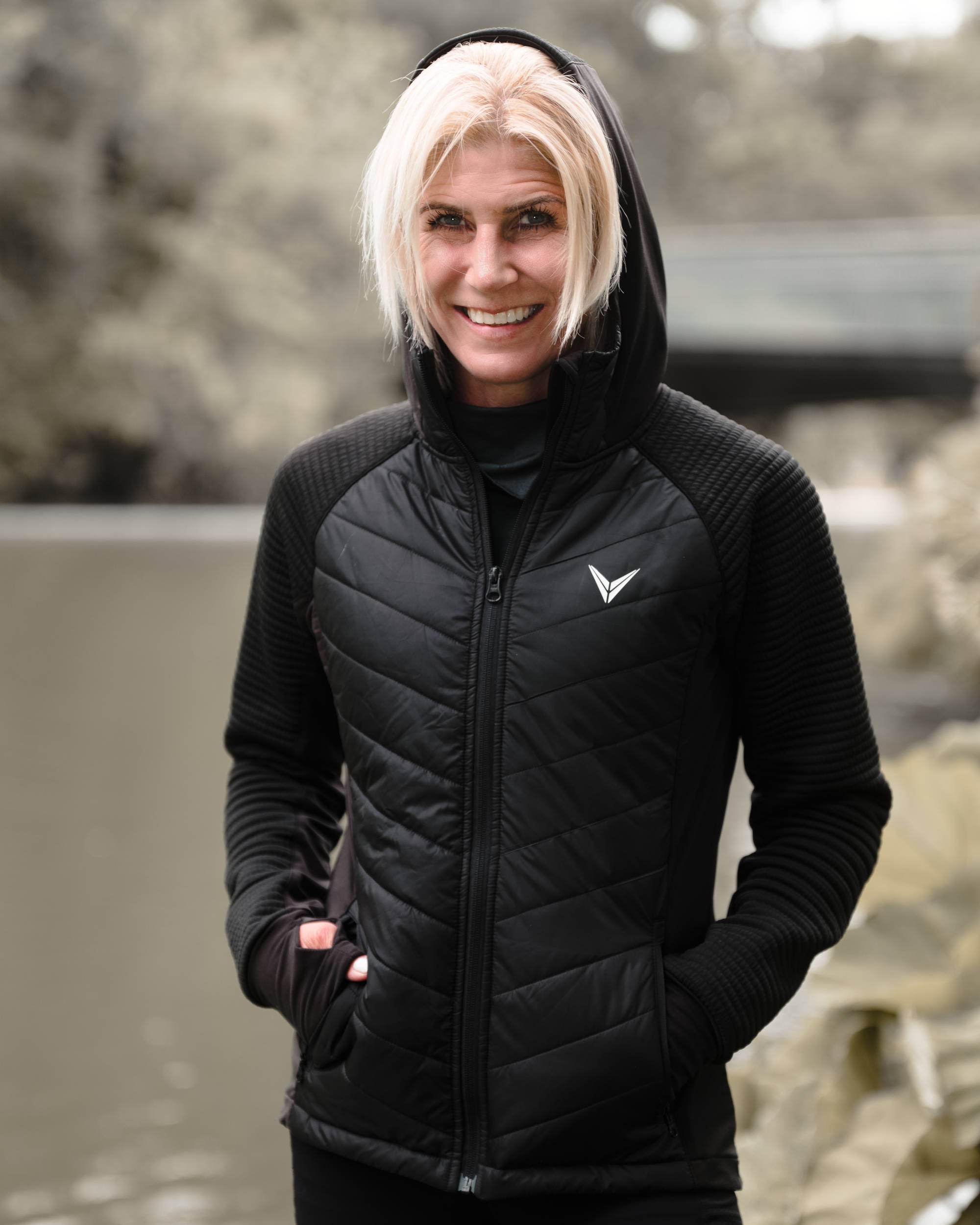 Löparjacka svart – Rikke Hørlykke x Winnershape